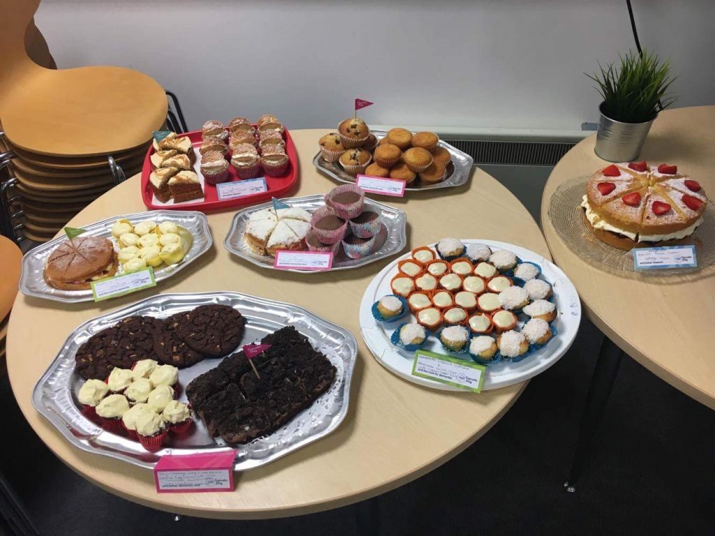 Cupcake day in aid of The Alzheimer’s Society Athena PTS